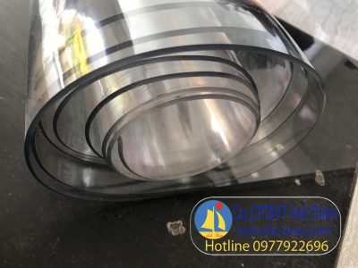 Nhựa PVC trong suốt dày 2mm, khổ rộng 1200mm