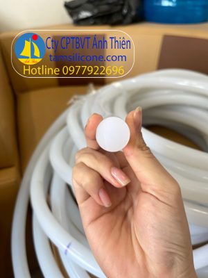 Gioăng silicon tròn đặc phi 20, gioăng silicon chỉ mét dài chịu nhiệt