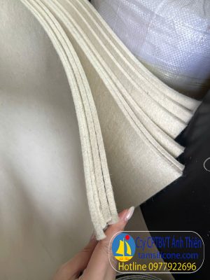 Tấm Nỉ thấm hút dầu, cách âm lọc bụi dày 5mm